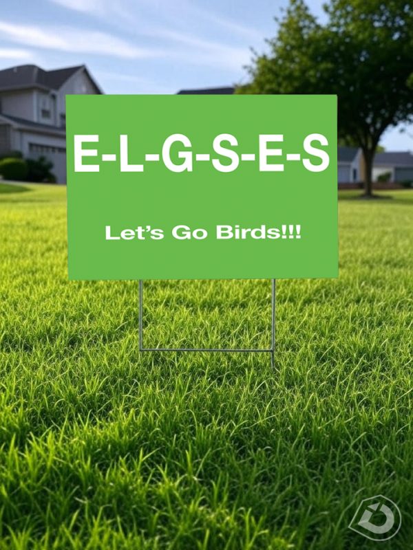 ELGSES Lawn Sign - Vintage Green - Image 3