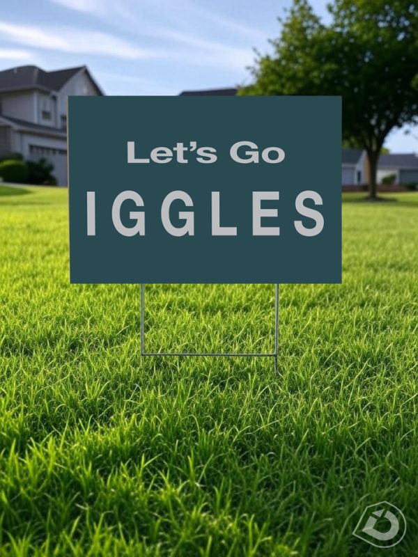 IGGLES Lawn Sign - Midnight Green - Image 3