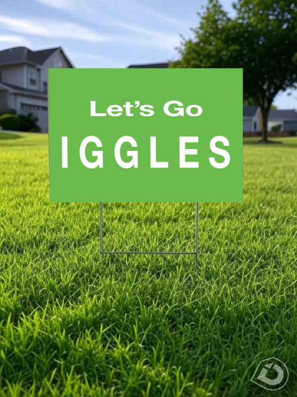 IGGLES Lawn Sign - Vintage Green - Image 3